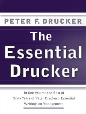 cover image of The Essential Drucker